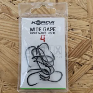 Крючки KORDA basix wide gape №4
