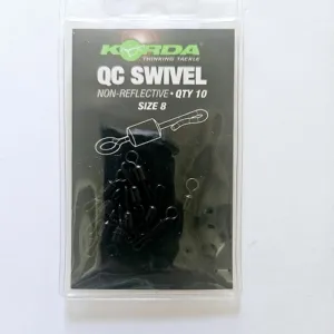 Карабин QC SWIVEL KORDA №8 10шт