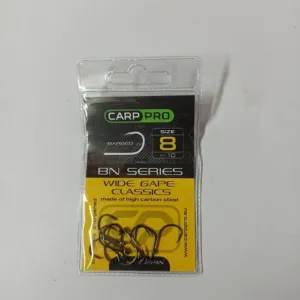 Крючки Carp Pro BN series wide gape classics №8 קרסים