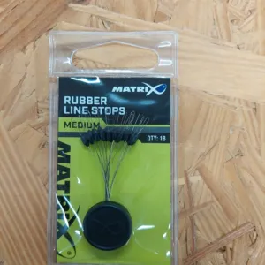 Стопер на леску MATRIX rubber line stops medium