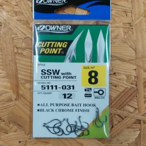 Крючки OWNER SSW with cutting point 5511-031 №8 קרסים