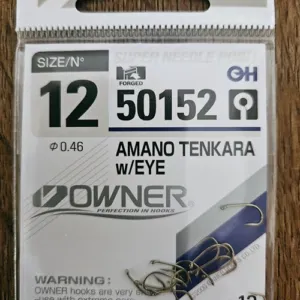 Крючки OWNER  Amano Tenkara 50152 №12 קרסים