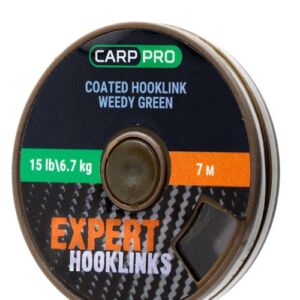 Поводковый материал  CARP PRO COATED WEEDY GREEN 7м 15lb