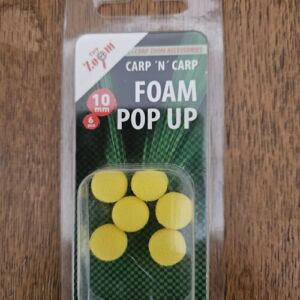 Плавающие шарики CarpZoom Foam Pop Up 10мм  (желтый)