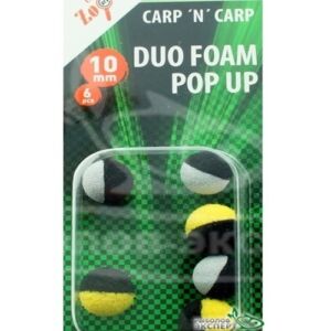 Плавающий двух цветный шарик Zoom DUO FOAM POP UP 10мм 6шт