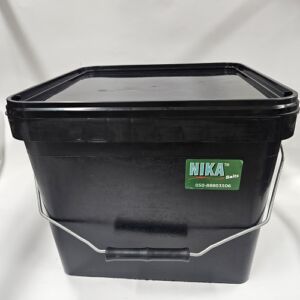 Ведро для прикормки чёрное 10 L , דלי פיתיון שחור