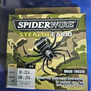 Шок лидер SPIDER WIRE stealth camo 50lb. 274m. שוק לידר